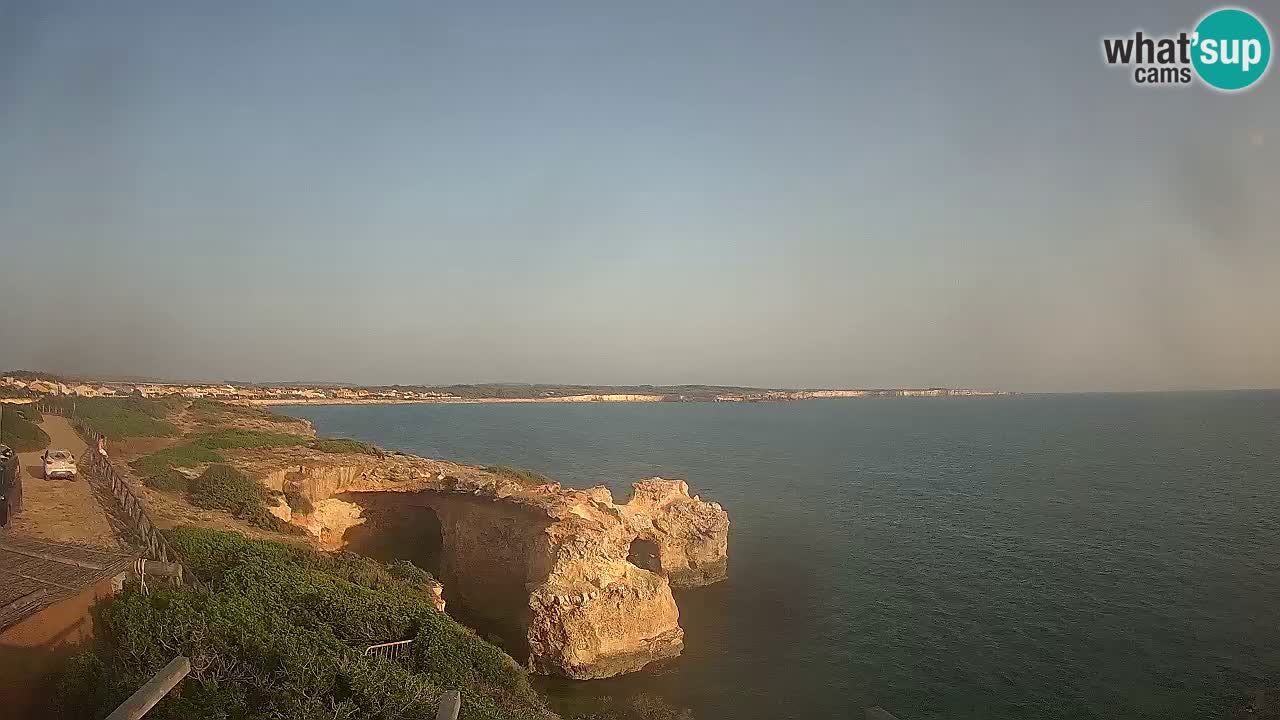 Live Webcam Putzu Idu beach – Arco di S’Architteddu – Oristano livecam Sardinia – Italy