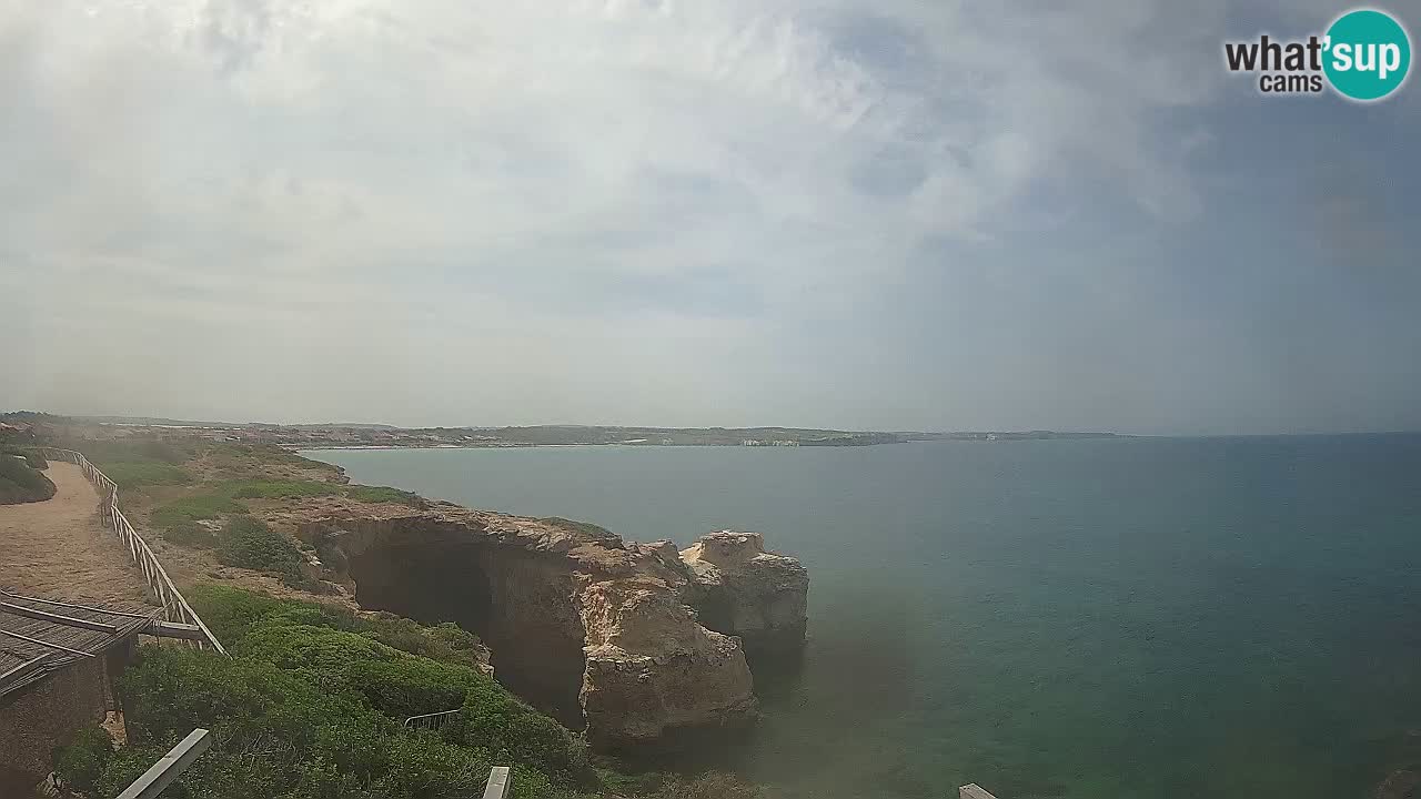 Live Webcam Putzu Idu Strand – Arco di S’Architteddu – Oristano livecam Sardinien – Italien