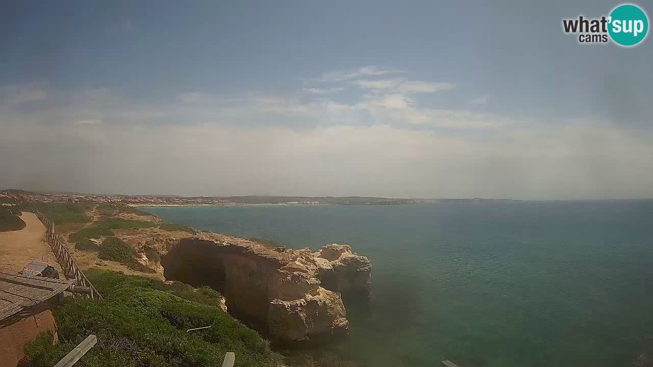 Live Webcam Putzu Idu Strand – Arco di S’Architteddu – Oristano livecam Sardinien – Italien