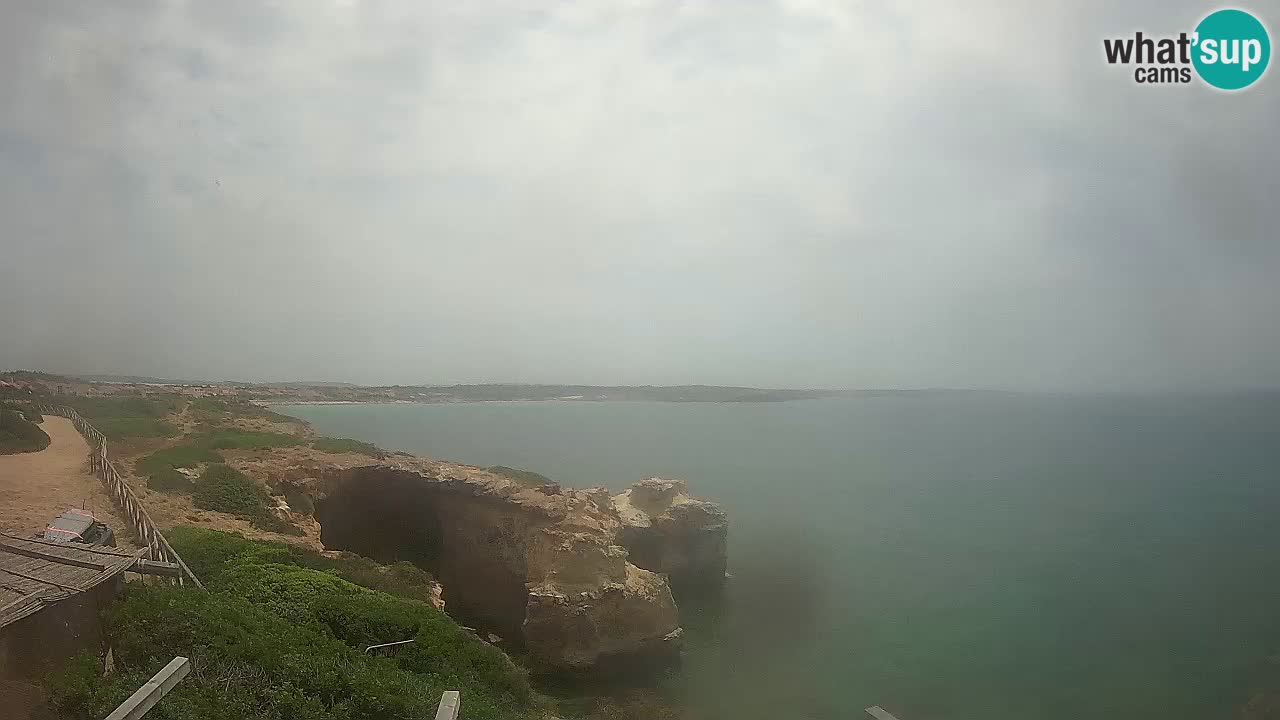 Live Webcam Putzu Idu beach – Arco di S’Architteddu – Oristano livecam Cerdeña – Italia
