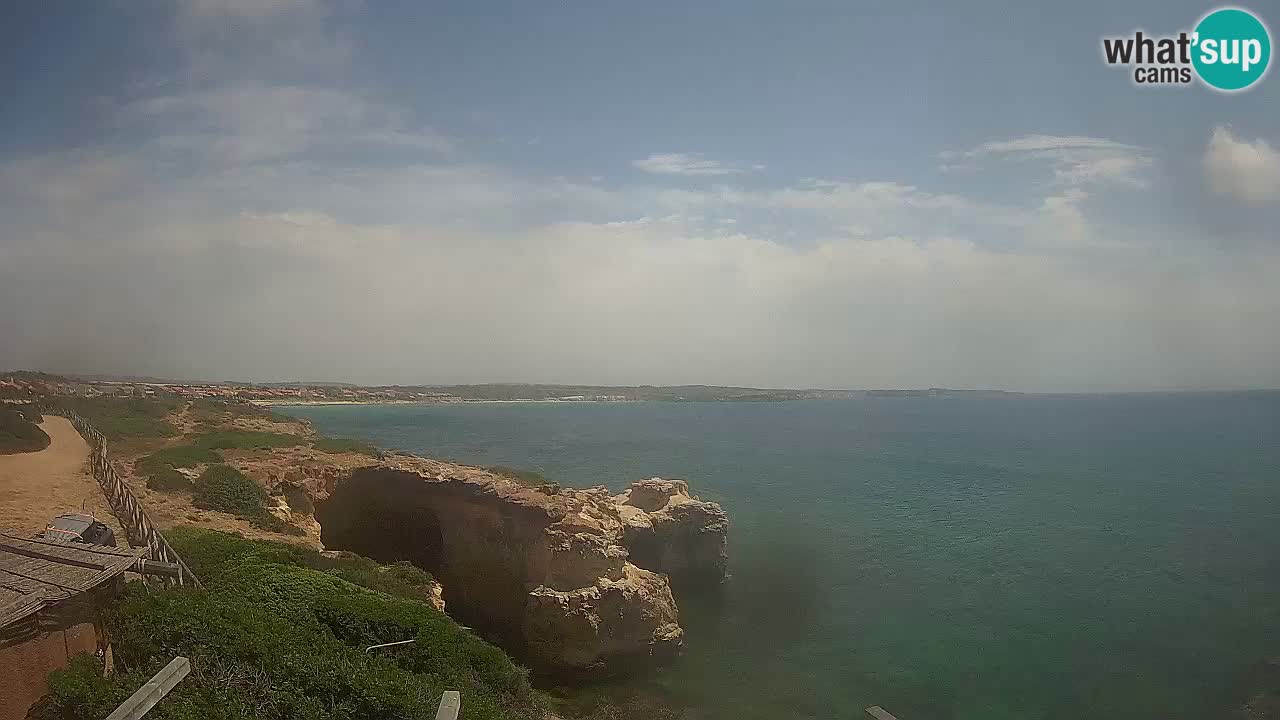 Live Webcam Putzu Idu beach – Arco di S’Architteddu – Oristano livecam Cerdeña – Italia