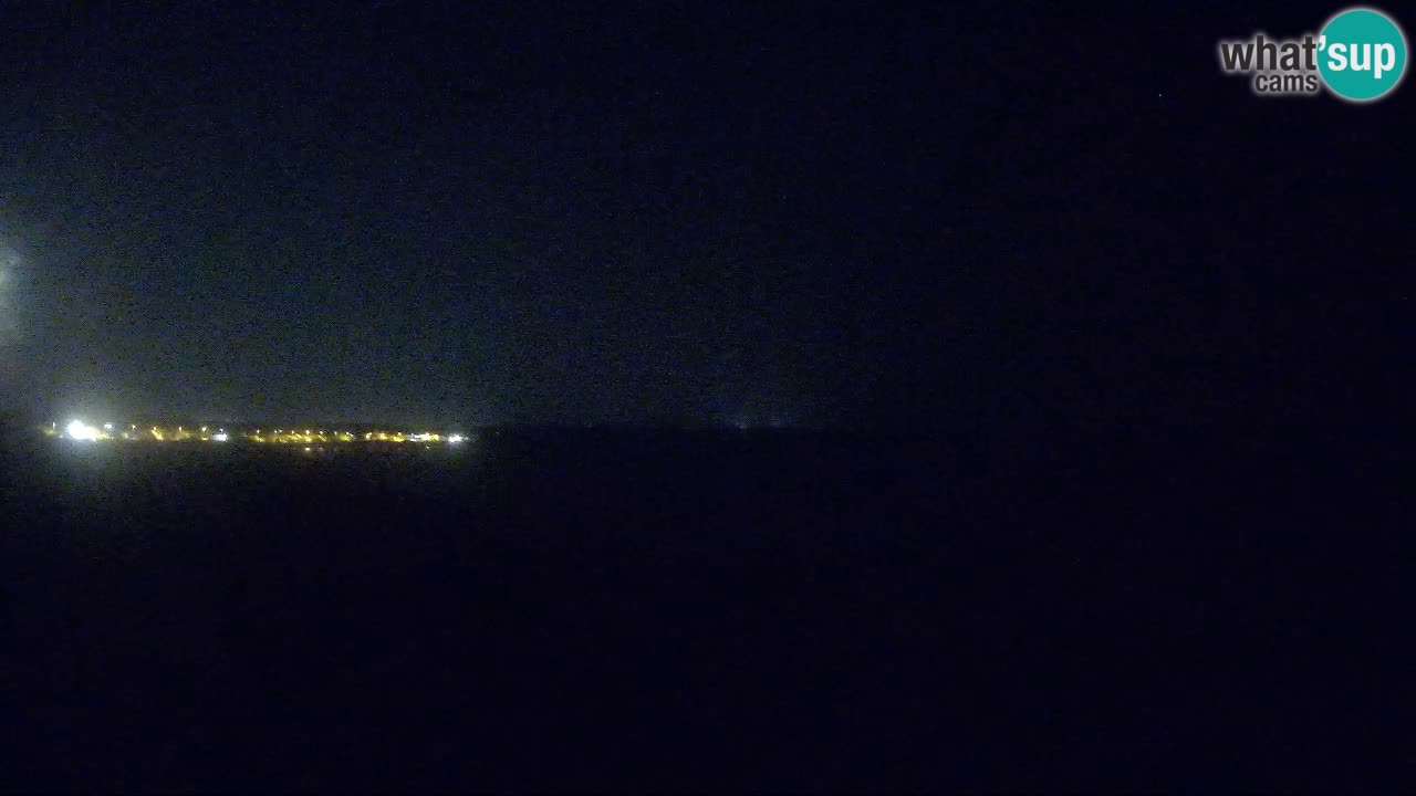 Spletna kamera v živo Plaža Putzu Idu – Arco di S’Architteddu – webcam Oristano Sardinija – Italija