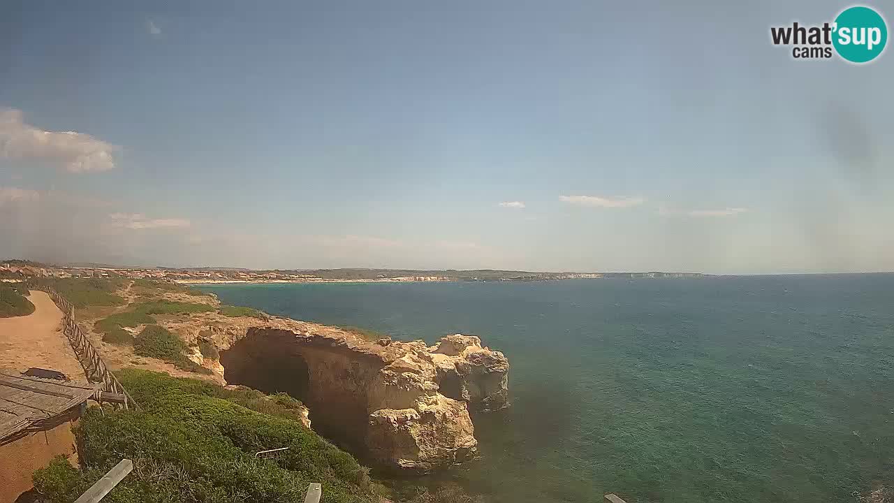 Live Webcam Putzu Idu beach – Arco di S’Architteddu – Oristano livecam Sardinia – Italy