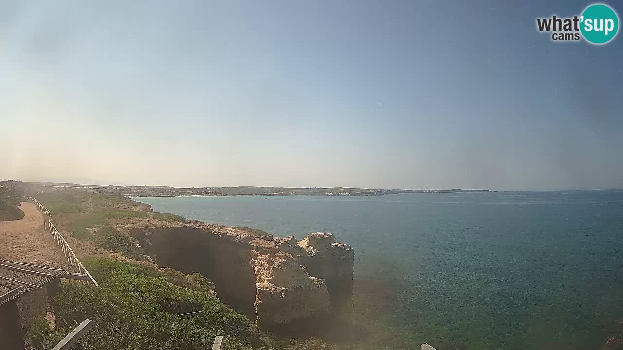 Live Webcam Putzu Idu beach – Arco di S’Architteddu – Oristano livecam Sardinia – Italy
