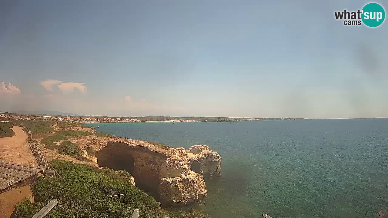 Live Webcam Putzu Idu Strand – Arco di S’Architteddu – Oristano livecam Sardinien – Italien
