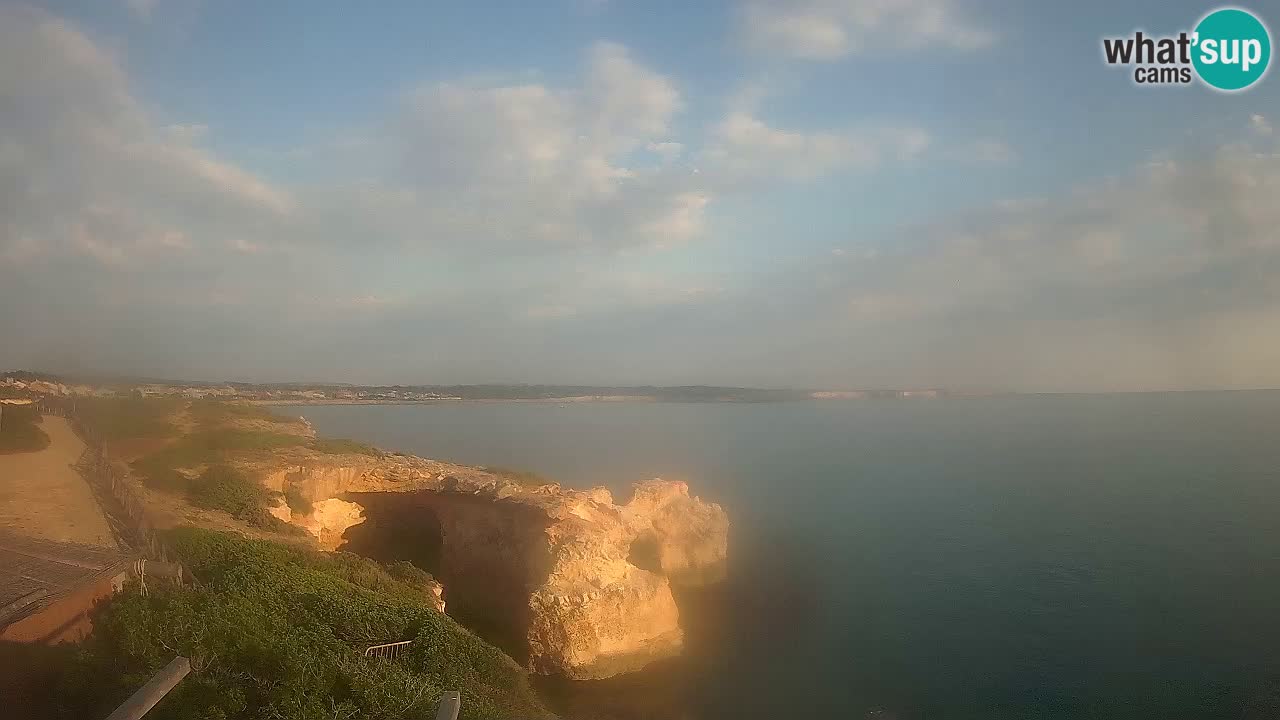 Live Webcam Putzu Idu beach – Arco di S’Architteddu – Oristano livecam Sardinia – Italy