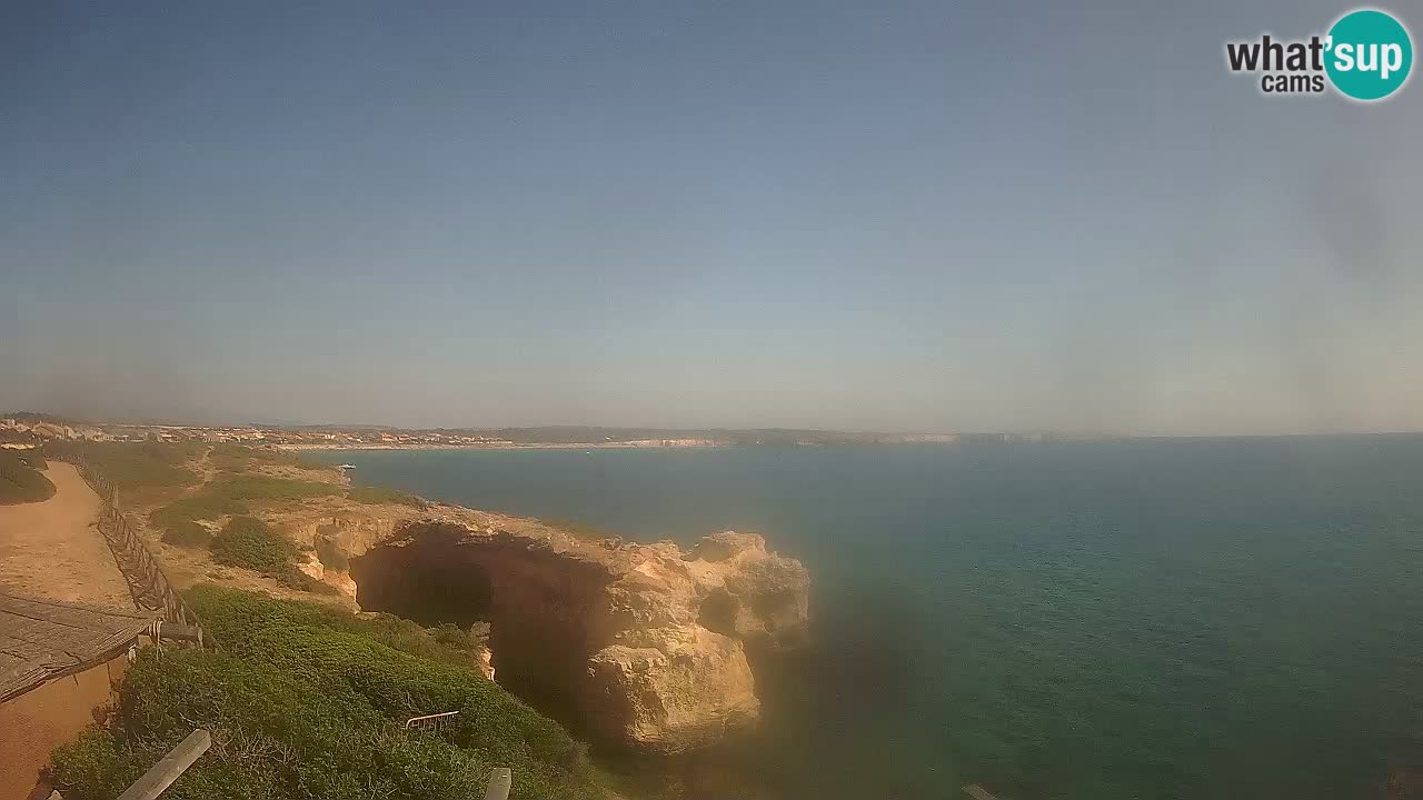 Live Webcam Putzu Idu beach – Arco di S’Architteddu – Oristano livecam Sardinia – Italy