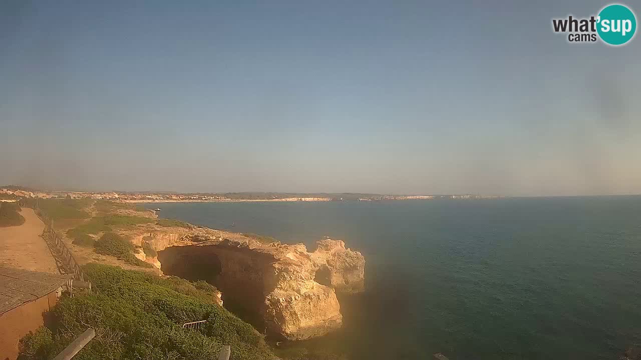 Live Webcam Putzu Idu beach – Arco di S’Architteddu – Oristano livecam Sardinia – Italy