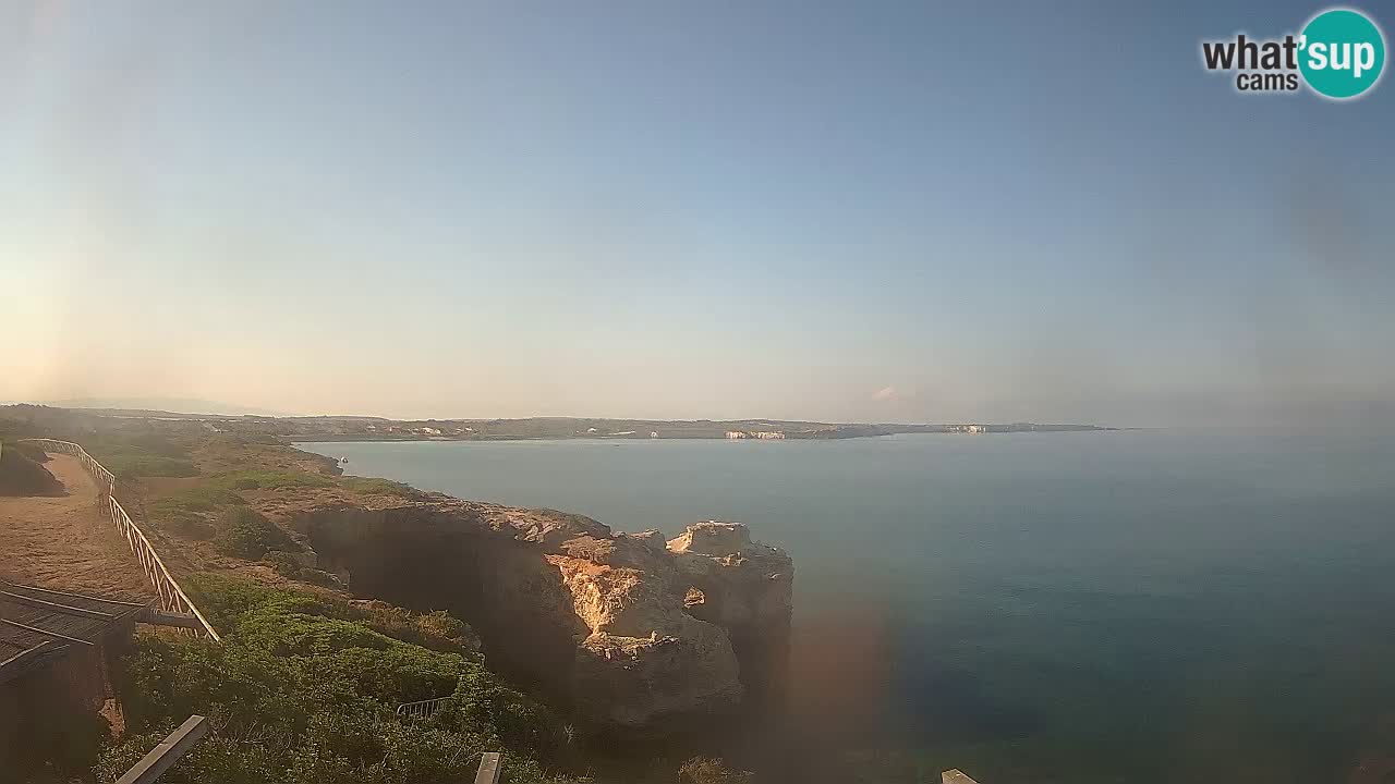 Live Webcam Putzu Idu Strand – Arco di S’Architteddu – Oristano livecam Sardinien – Italien