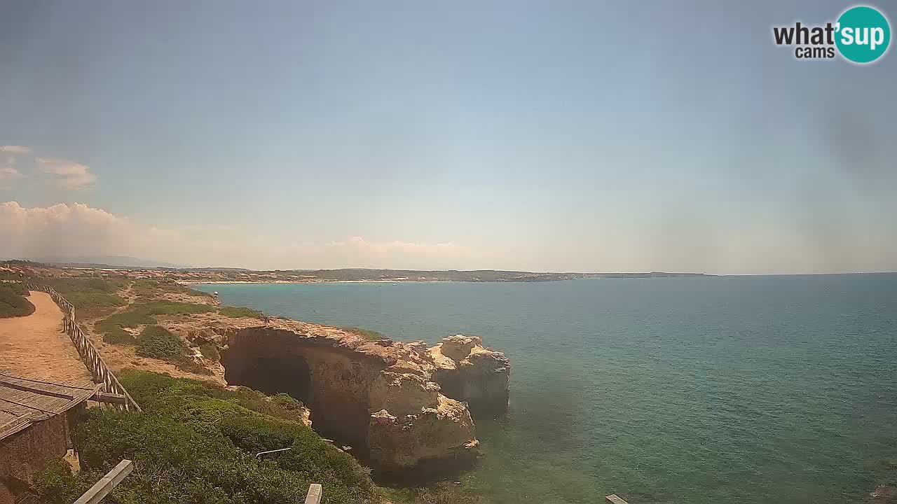 Live Webcam Putzu Idu beach – Arco di S’Architteddu – Oristano livecam Sardinia – Italy