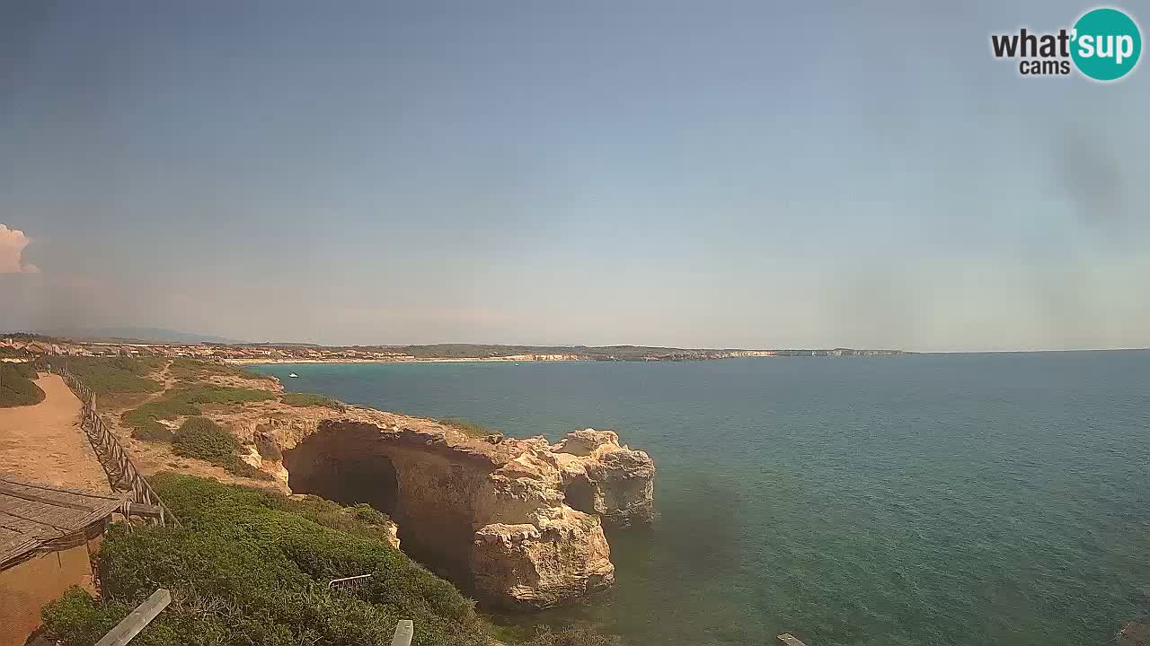 Web kamera uživo Plaža Putzu Idu – Arco di S’Architteddu – Oristano Sardinija – Italija