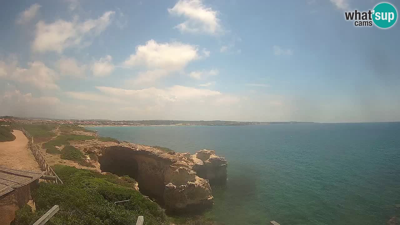 Live Webcam Putzu Idu beach – Arco di S’Architteddu – Oristano livecam Cerdeña – Italia