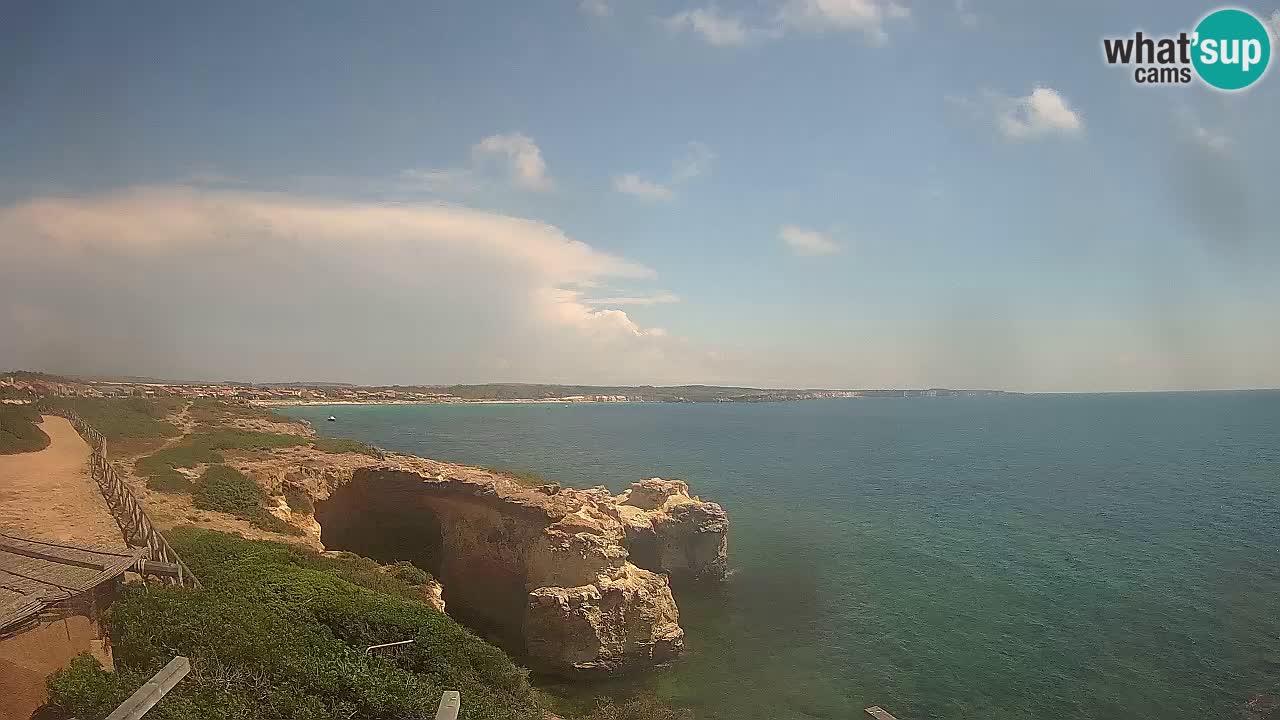 Live Webcam Putzu Idu Strand – Arco di S’Architteddu – Oristano livecam Sardinien – Italien