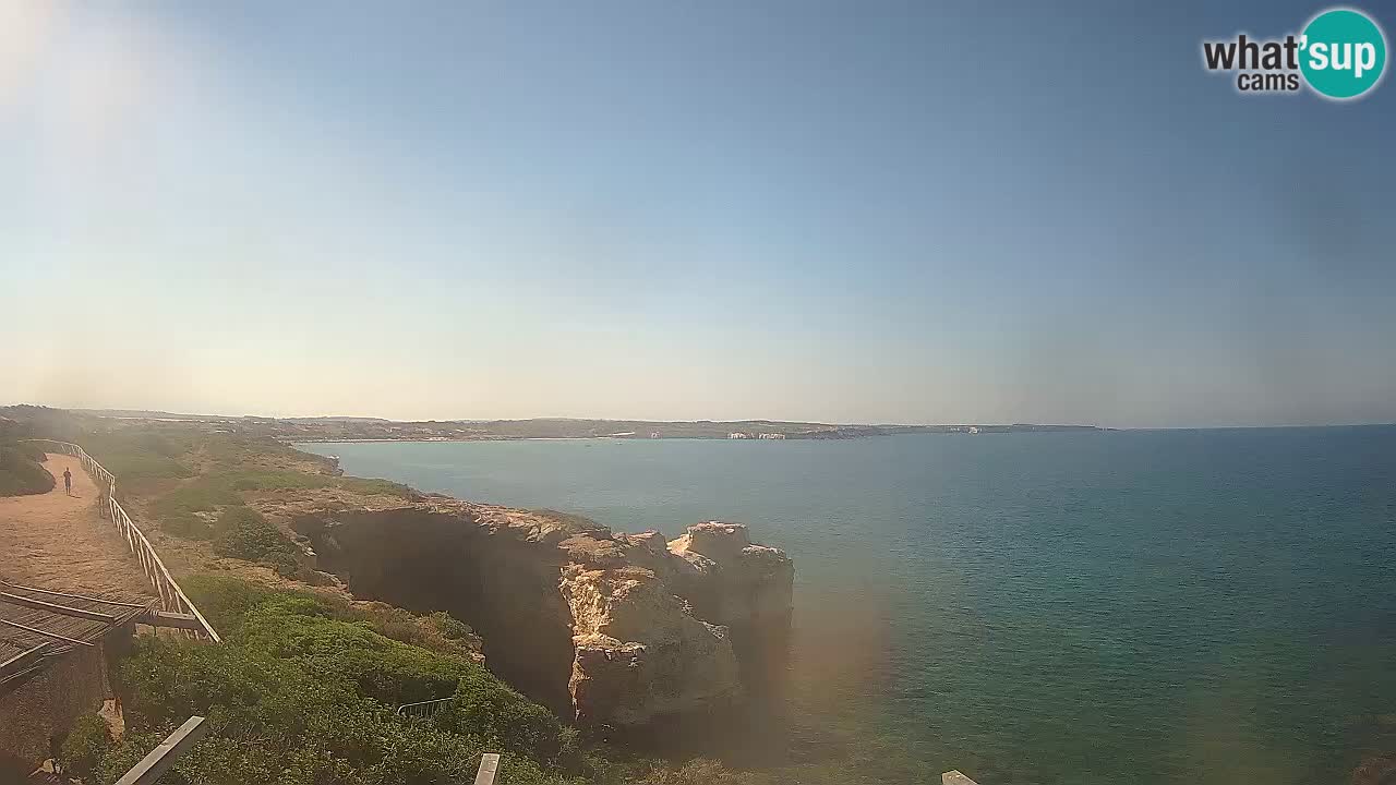 Live Webcam Putzu Idu beach – Arco di S’Architteddu – Oristano livecam Sardinia – Italy