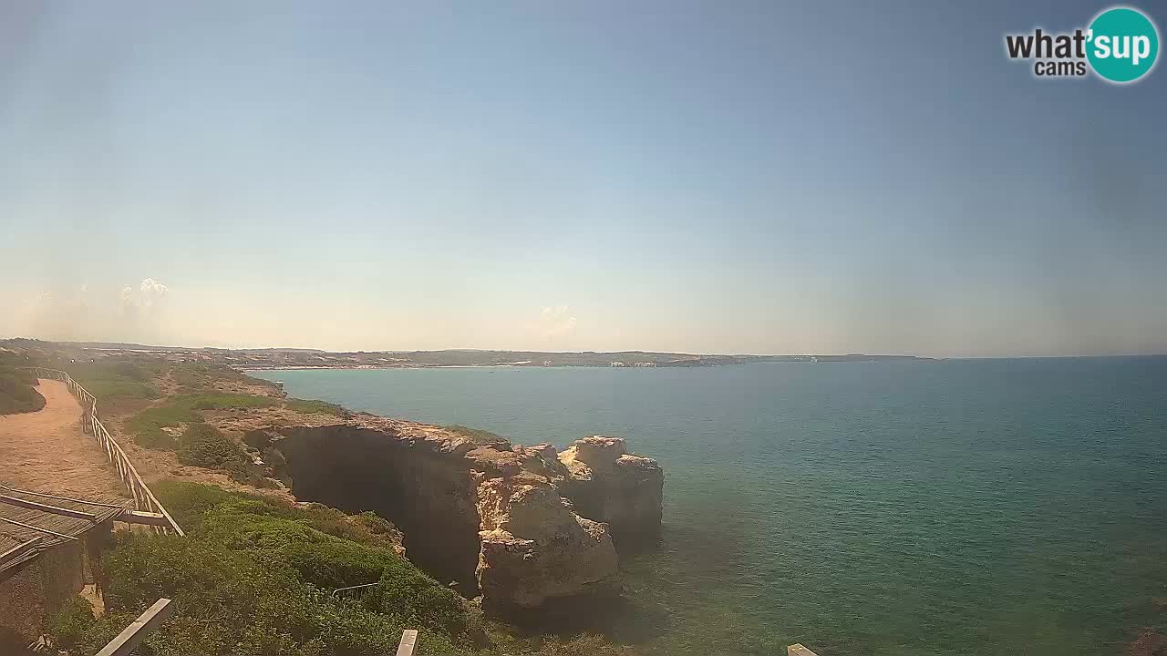 Live Webcam Putzu Idu beach – Arco di S’Architteddu – Oristano livecam Sardinia – Italy