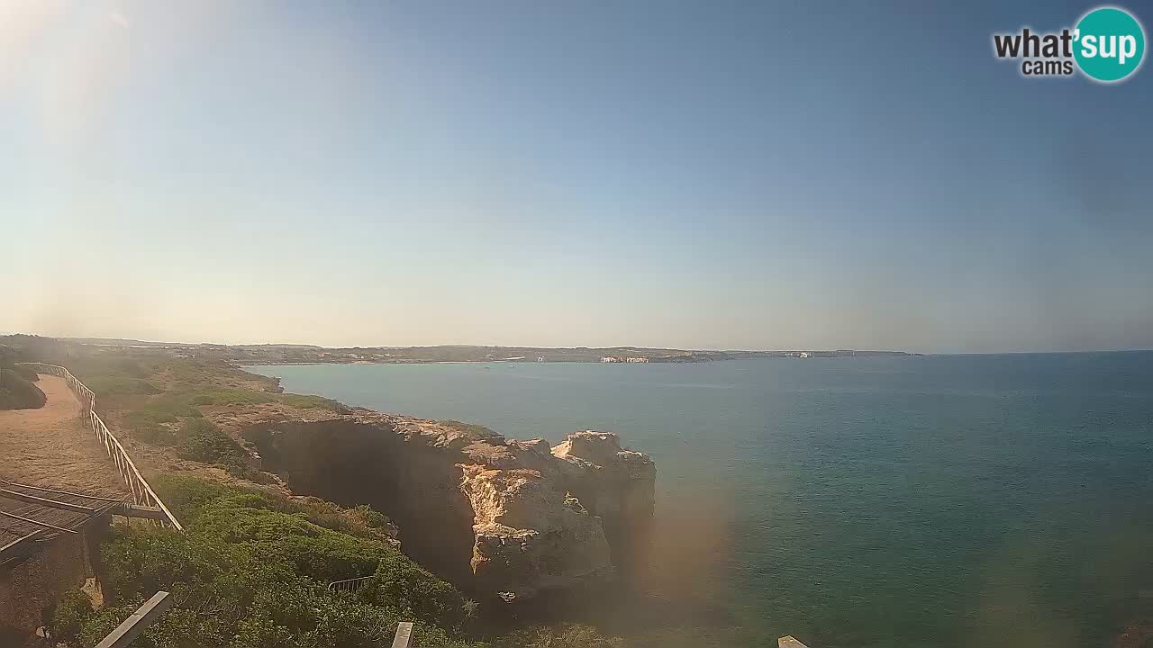 Live Webcam Putzu Idu beach – Arco di S’Architteddu – Oristano livecam Cerdeña – Italia