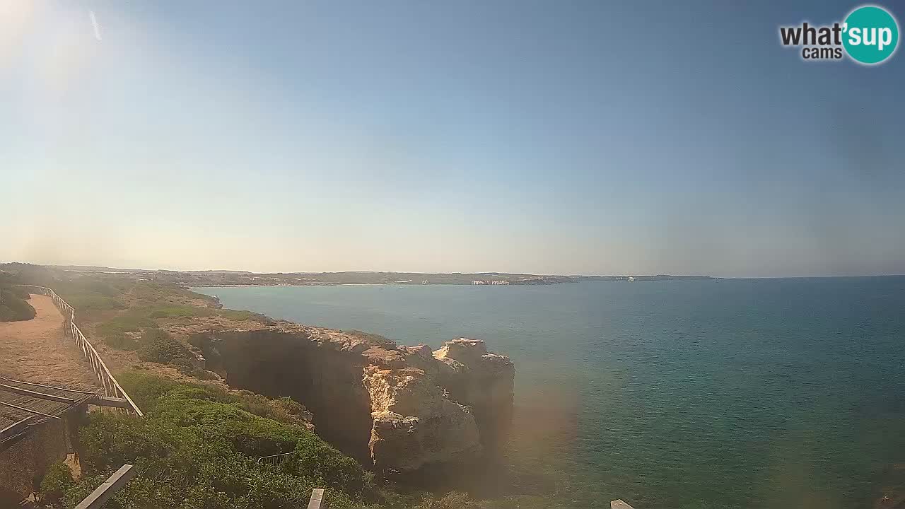 Live Webcam Putzu Idu Strand – Arco di S’Architteddu – Oristano livecam Sardinien – Italien