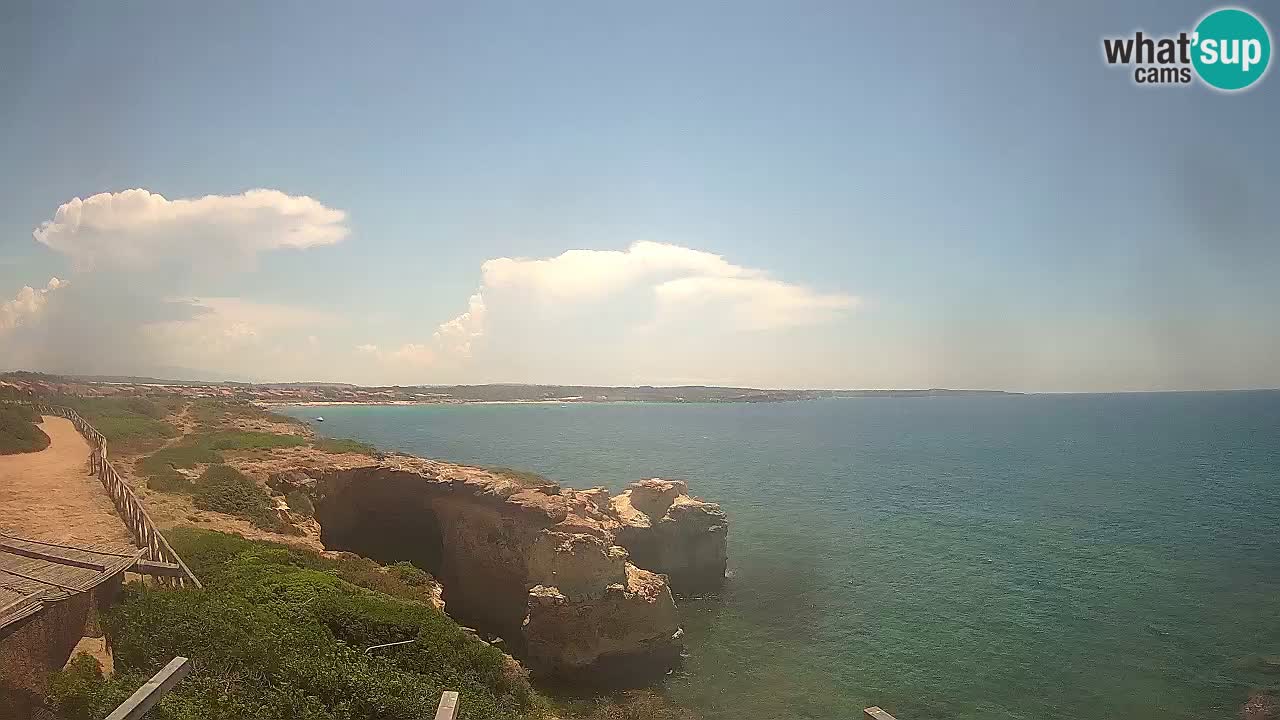 Webcam en direct Plage Putzu Idu – Arco di S’Architteddu – Oristano livecam Sardaigne – Italie