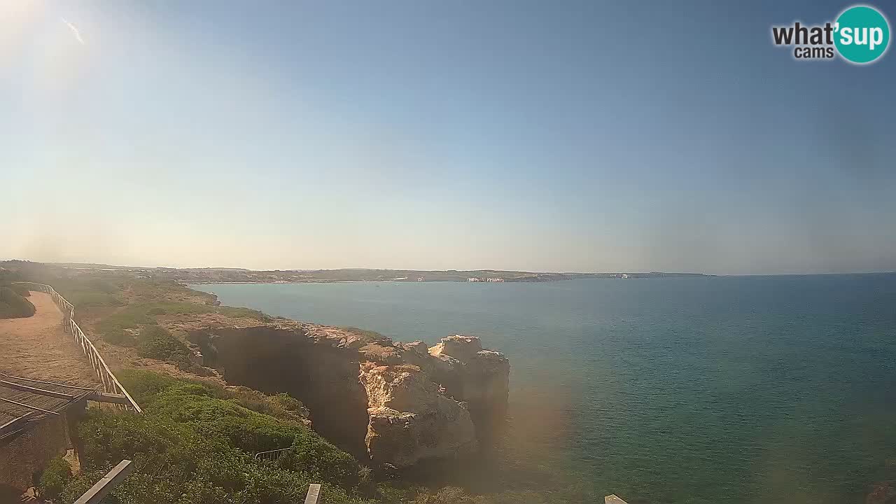 Live Webcam Putzu Idu beach – Arco di S’Architteddu – Oristano livecam Sardinia – Italy