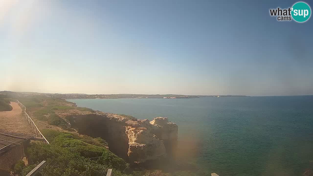 Live Webcam Putzu Idu beach – Arco di S’Architteddu – Oristano livecam Sardinia – Italy