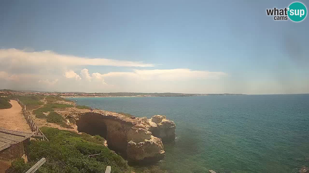 Live Webcam Putzu Idu beach – Arco di S’Architteddu – Oristano livecam Cerdeña – Italia