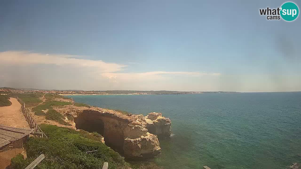 Live Webcam Putzu Idu Strand – Arco di S’Architteddu – Oristano livecam Sardinien – Italien