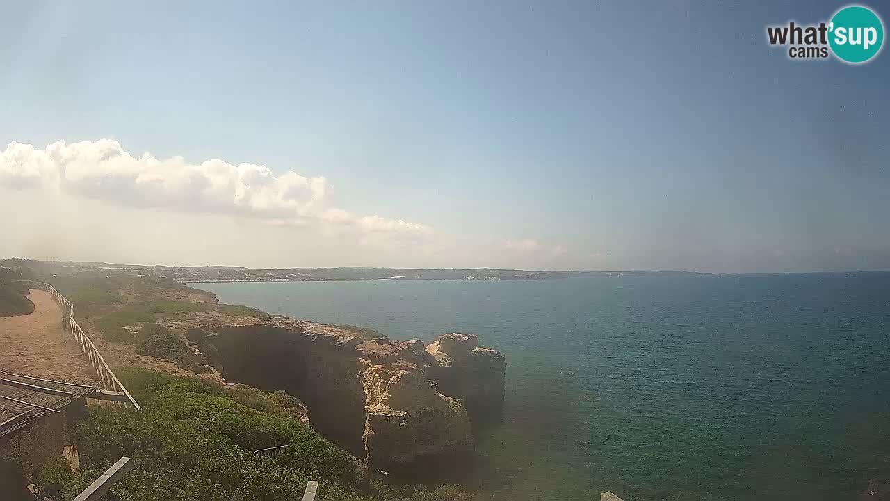 Live Webcam Putzu Idu beach – Arco di S’Architteddu – Oristano livecam Cerdeña – Italia
