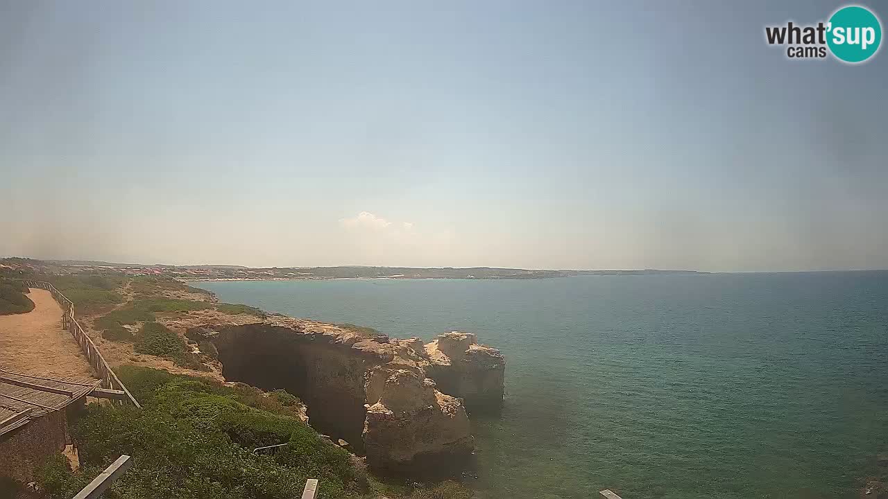 Live Webcam Putzu Idu beach – Arco di S’Architteddu – Oristano livecam Sardinia – Italy