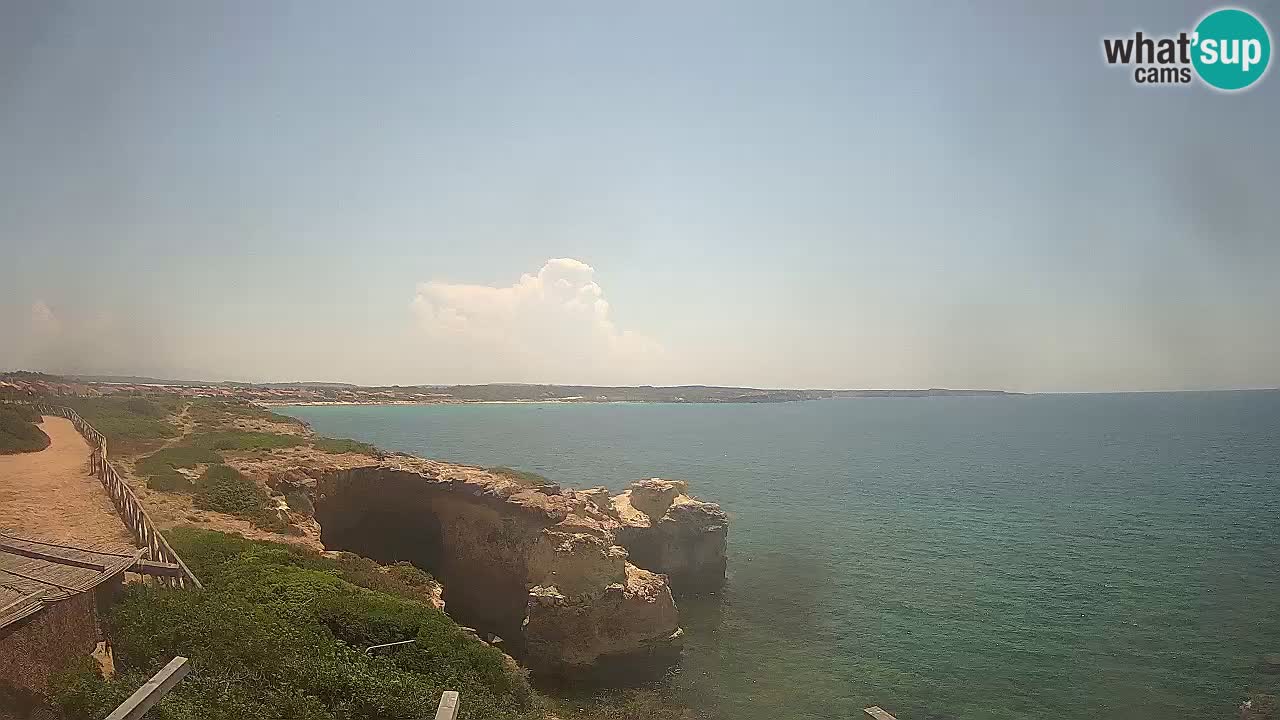 Live Webcam Putzu Idu beach – Arco di S’Architteddu – Oristano livecam Cerdeña – Italia