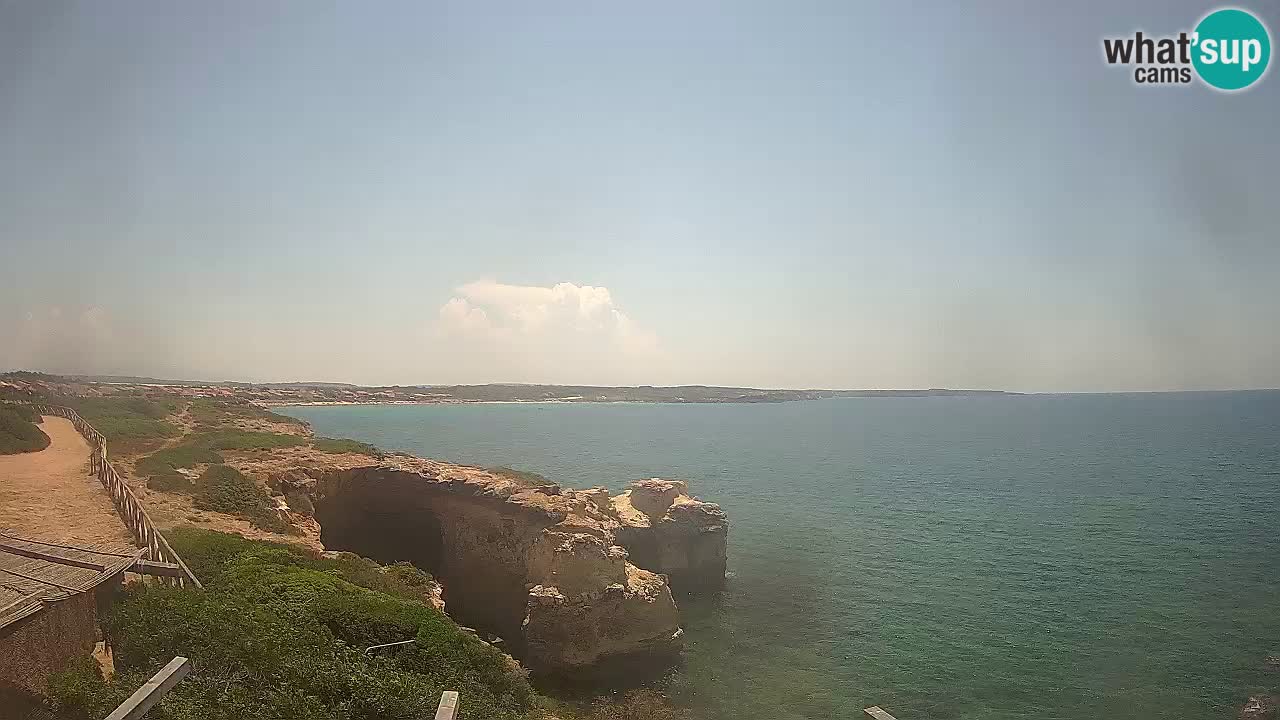 Live Webcam Putzu Idu Strand – Arco di S’Architteddu – Oristano livecam Sardinien – Italien