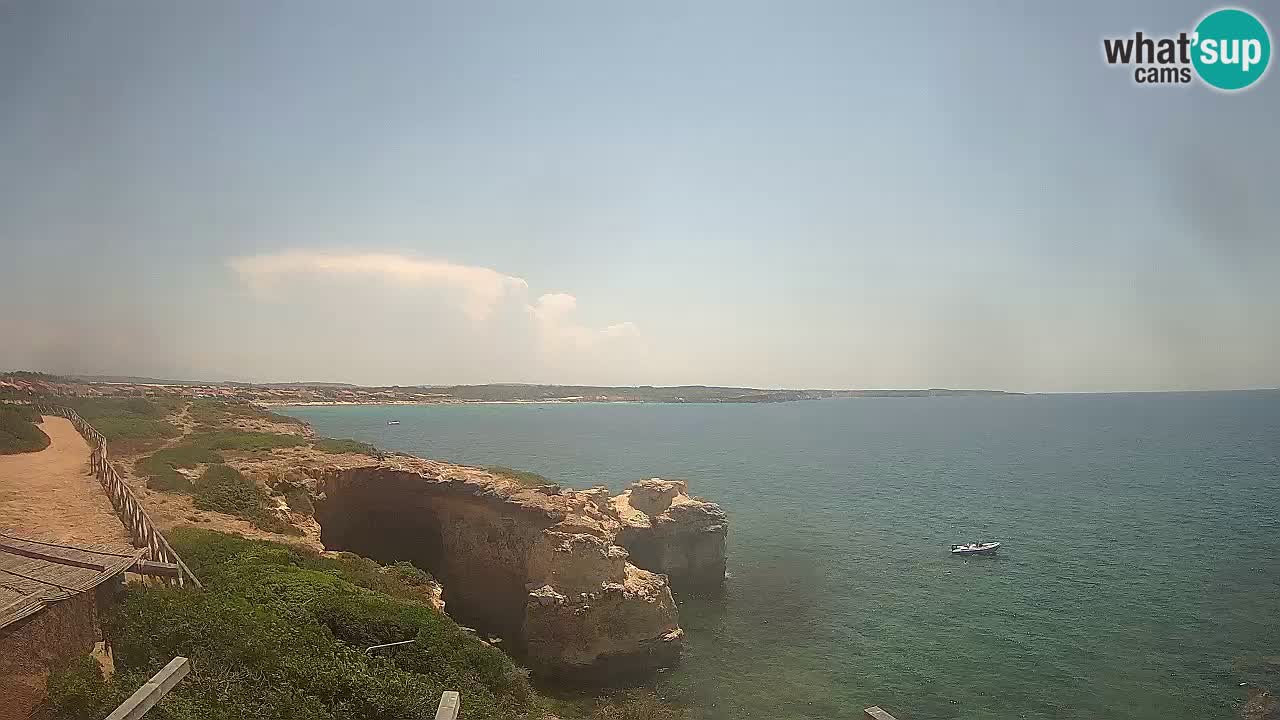 Live Webcam Putzu Idu beach – Arco di S’Architteddu – Oristano livecam Cerdeña – Italia