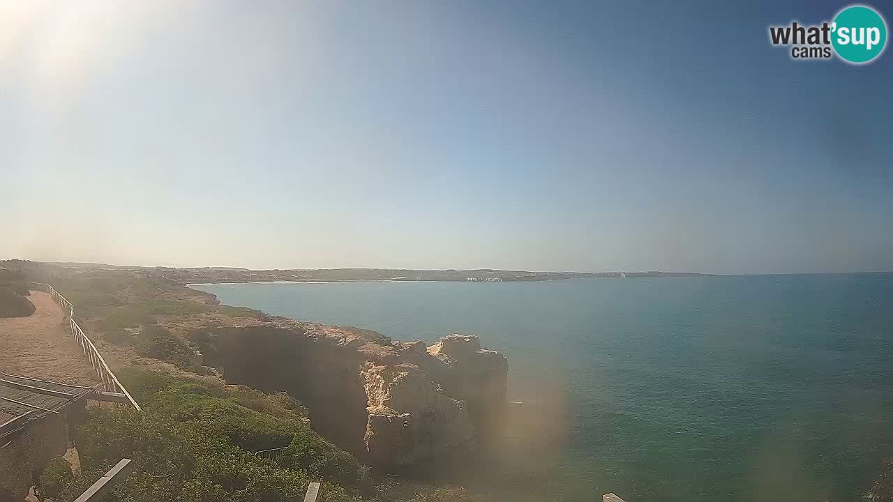 Live Webcam Putzu Idu beach – Arco di S’Architteddu – Oristano livecam Sardinia – Italy