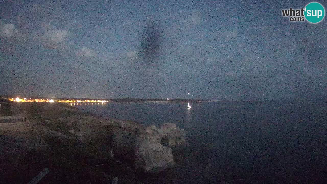 Live Webcam Putzu Idu beach – Arco di S’Architteddu – Oristano livecam Sardinia – Italy