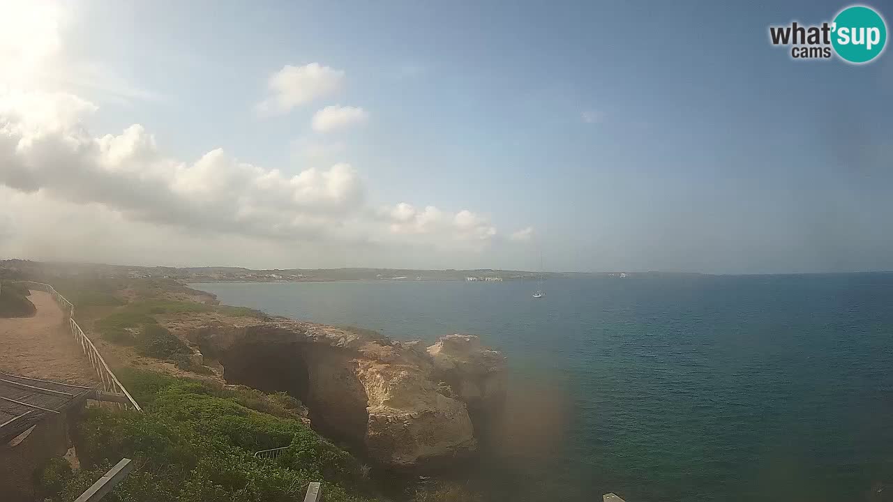 Live Webcam Putzu Idu beach – Arco di S’Architteddu – Oristano livecam Sardinia – Italy