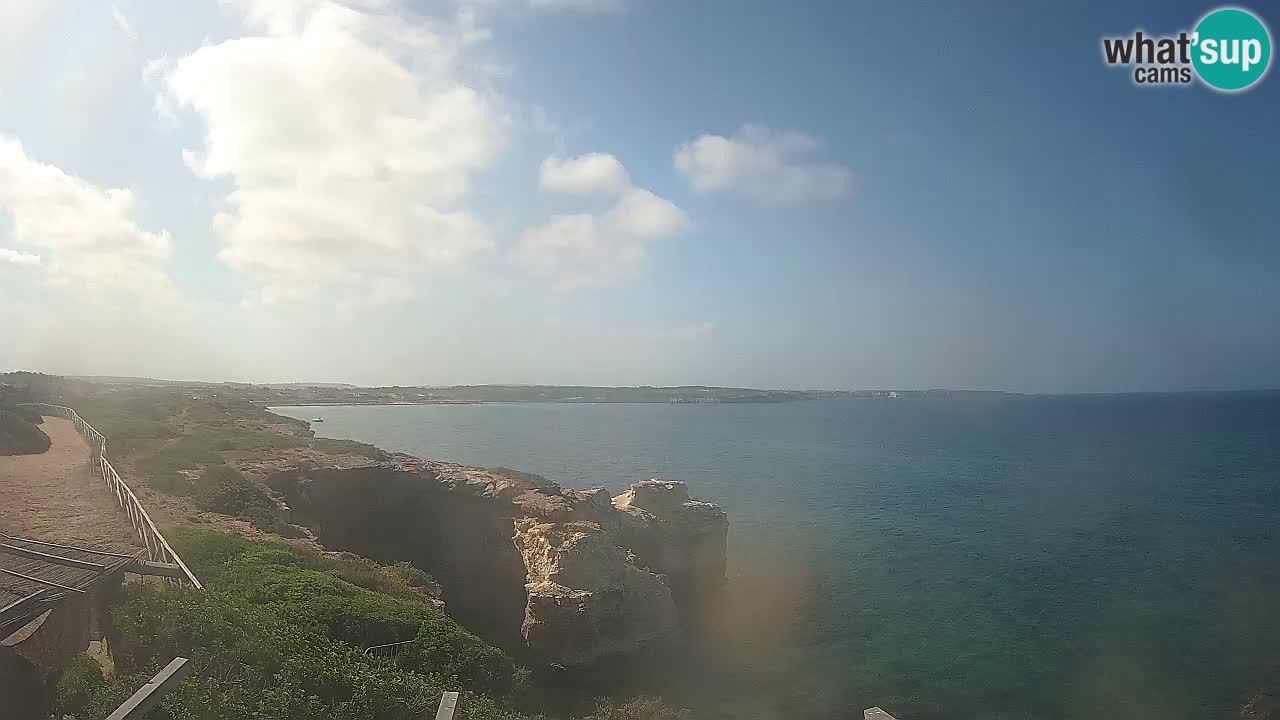 Live Webcam Putzu Idu beach – Arco di S’Architteddu – Oristano livecam Sardinia – Italy