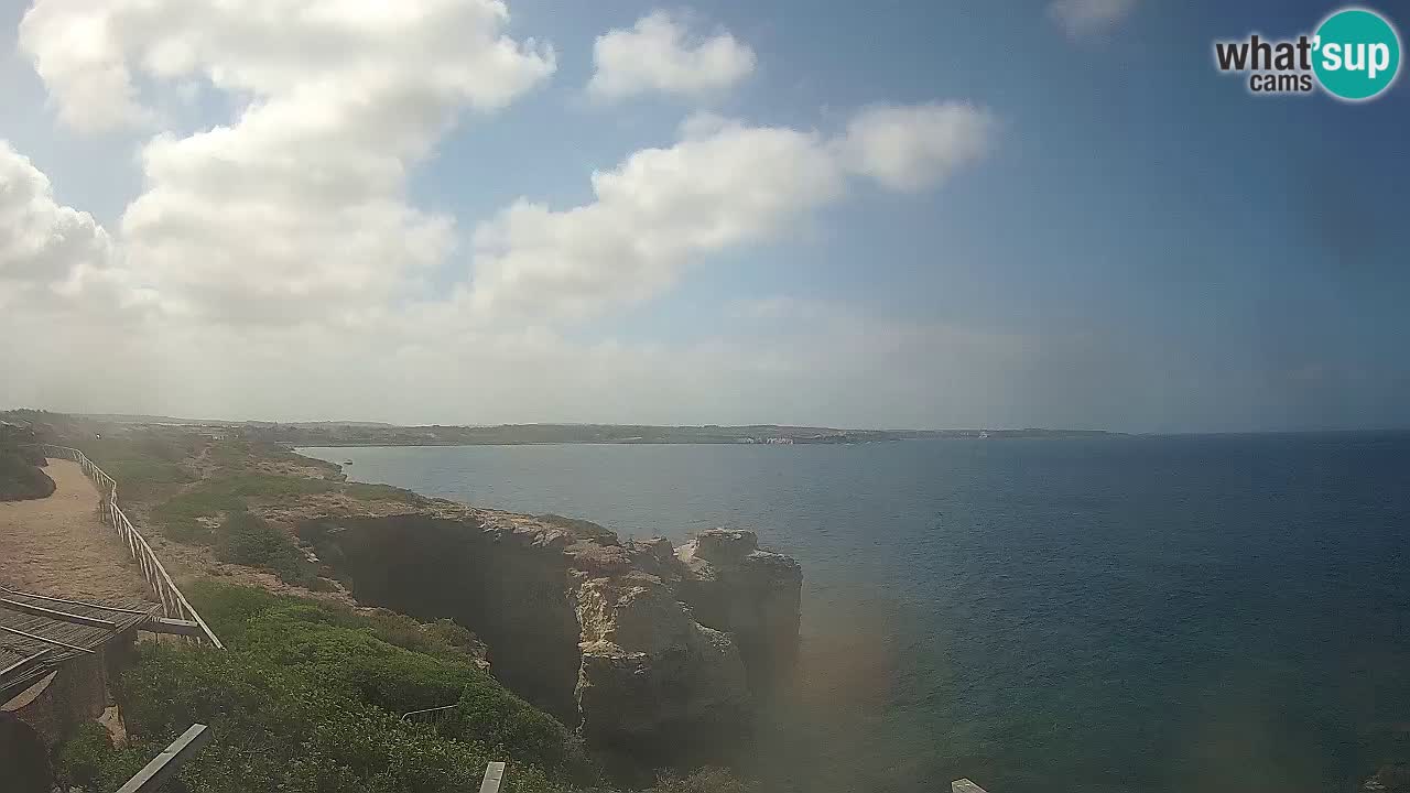 Live Webcam Putzu Idu beach – Arco di S’Architteddu – Oristano livecam Sardinia – Italy