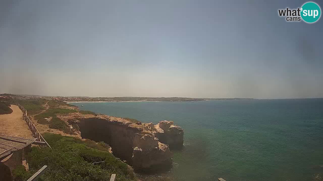 Live Webcam Putzu Idu Strand – Arco di S’Architteddu – Oristano livecam Sardinien – Italien
