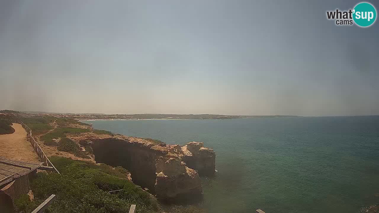 Live Webcam Putzu Idu beach – Arco di S’Architteddu – Oristano livecam Cerdeña – Italia