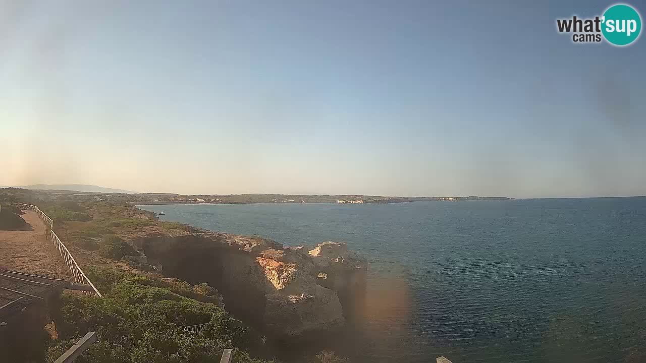 Live Webcam Putzu Idu Strand – Arco di S’Architteddu – Oristano livecam Sardinien – Italien