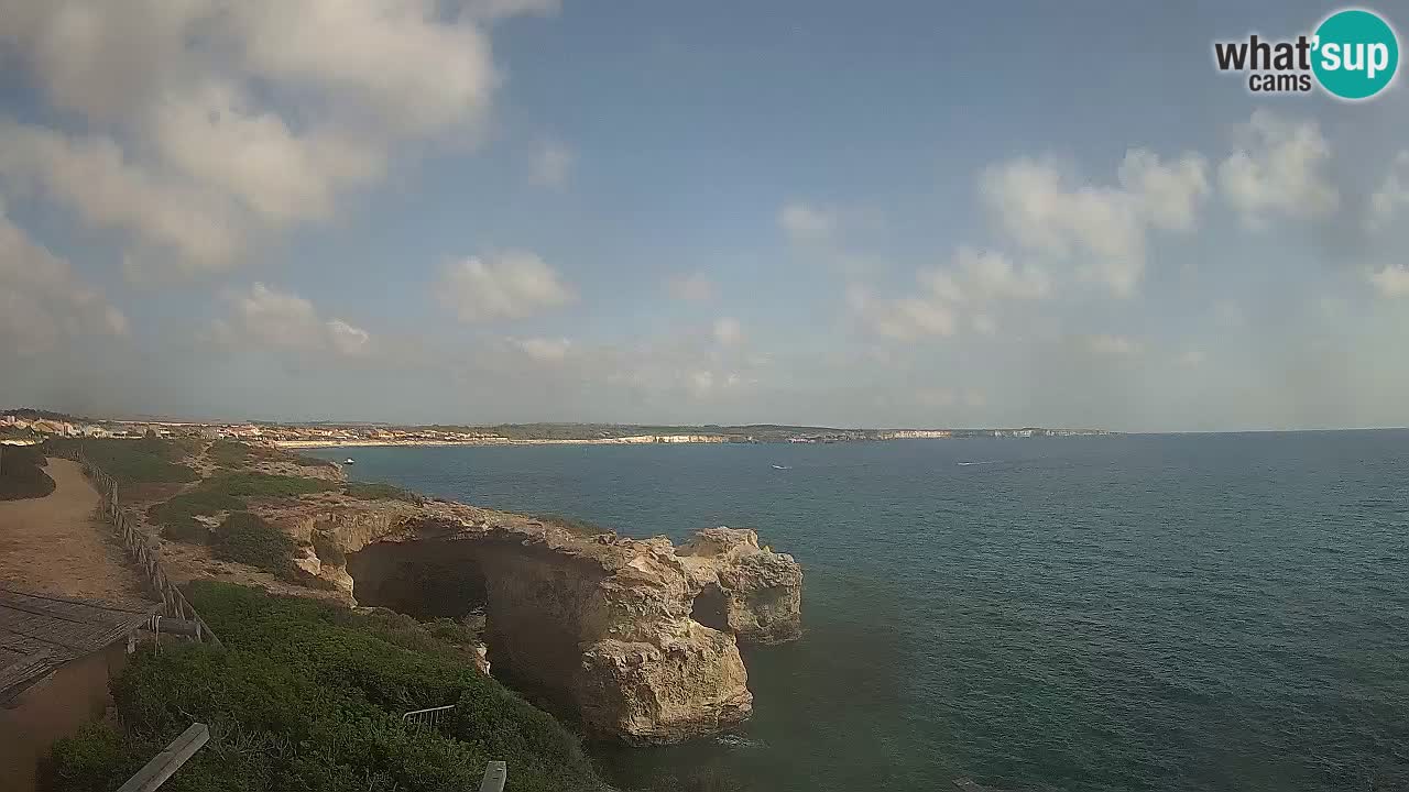 Live Webcam Putzu Idu Strand – Arco di S’Architteddu – Oristano livecam Sardinien – Italien