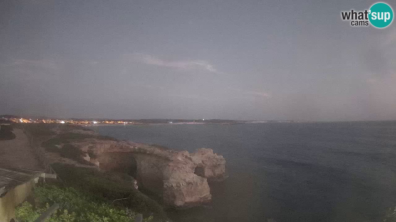 Live Webcam Putzu Idu beach – Arco di S’Architteddu – Oristano livecam Sardinia – Italy