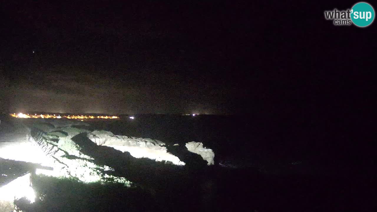 Live Webcam Putzu Idu Strand – Arco di S’Architteddu – Oristano livecam Sardinien – Italien