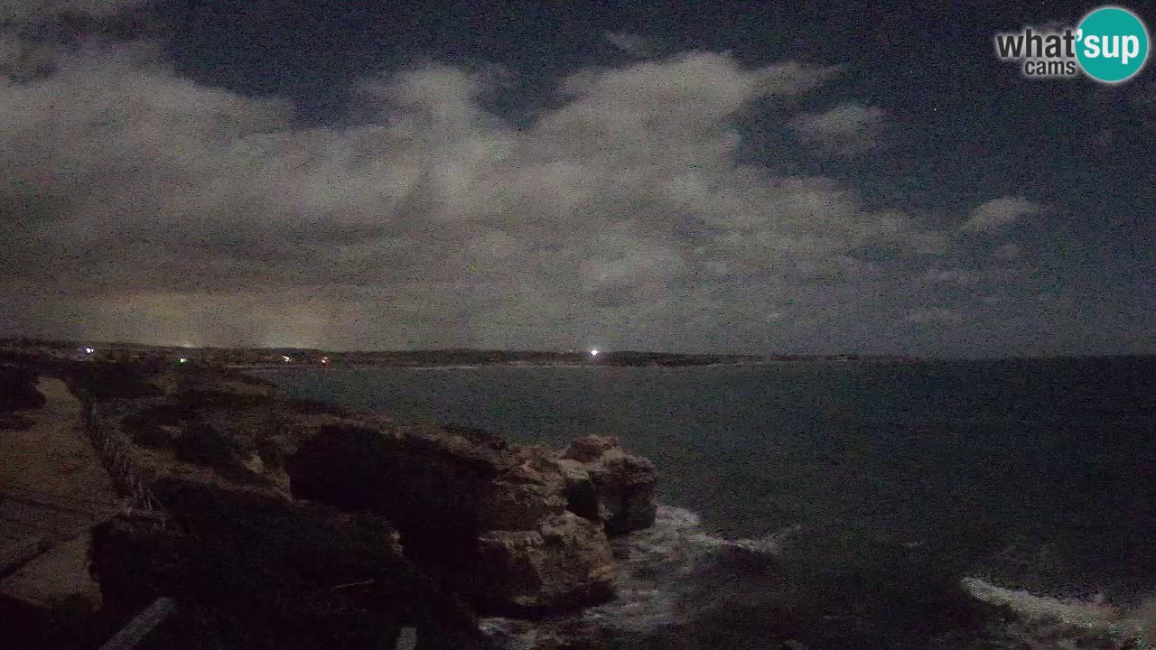 Live Webcam Putzu Idu beach – Arco di S’Architteddu – Oristano livecam Sardinia – Italy