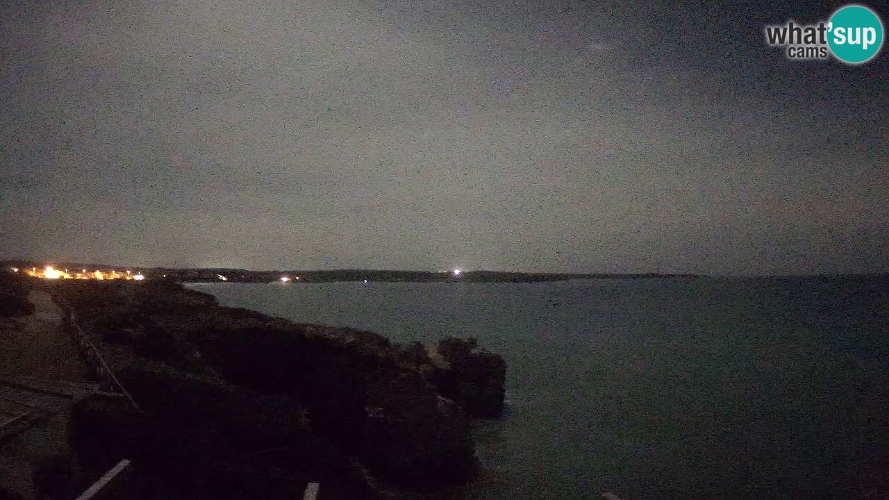 Live Webcam Putzu Idu beach – Arco di S’Architteddu – Oristano livecam Cerdeña – Italia