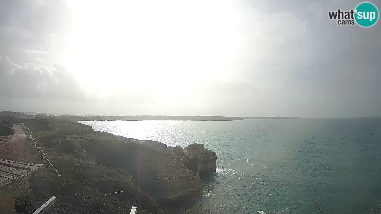 Live Webcam Putzu Idu beach – Arco di S’Architteddu – Oristano livecam Sardinia – Italy