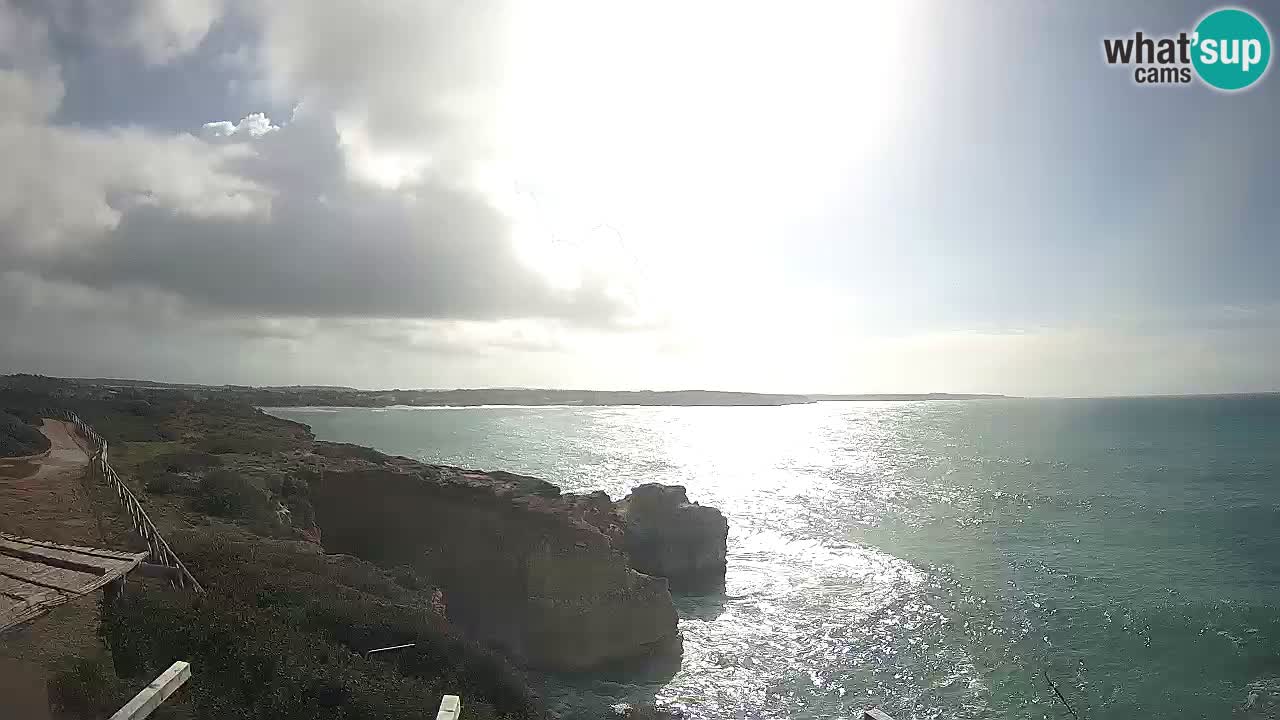 Live Webcam Putzu Idu beach – Arco di S’Architteddu – Oristano livecam Sardinia – Italy