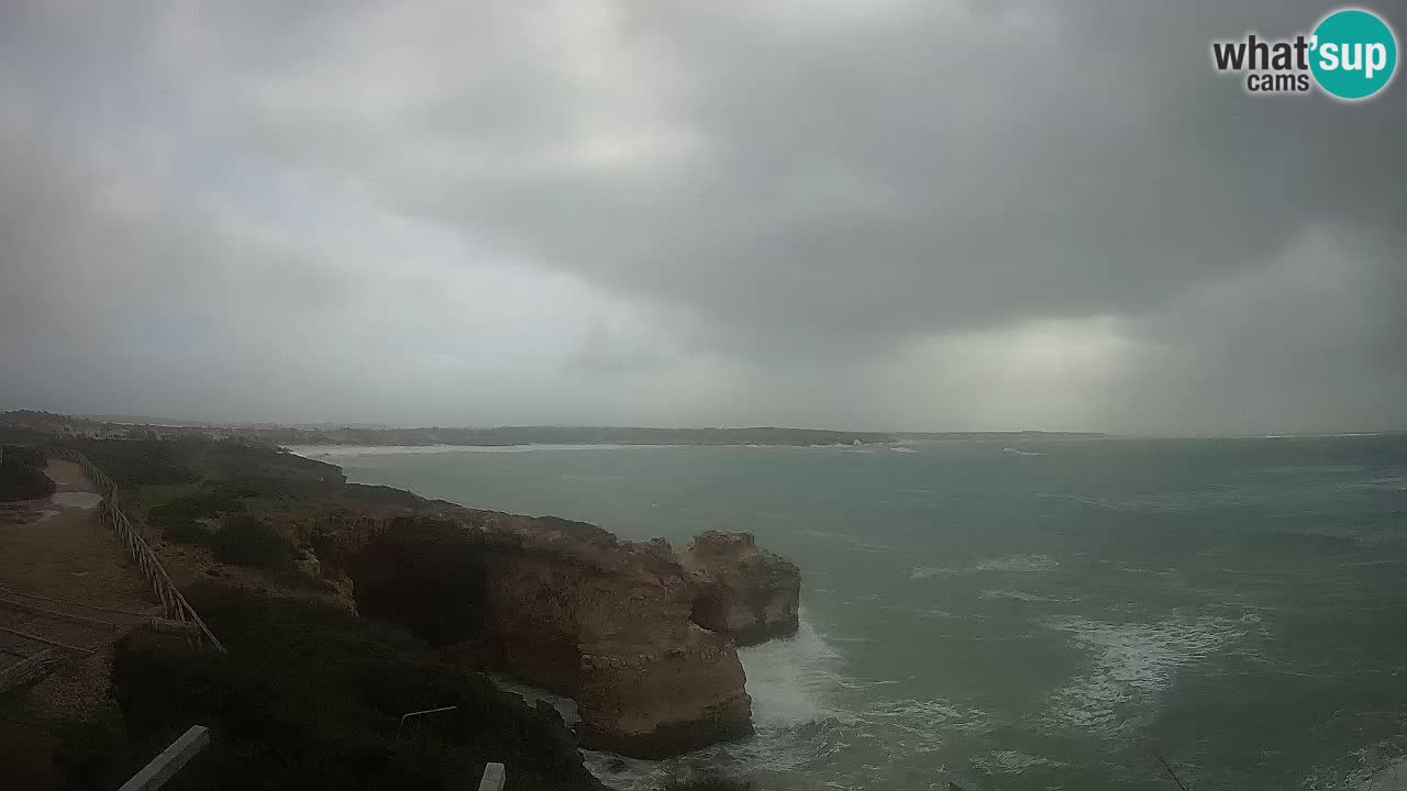 Live Webcam Putzu Idu beach – Arco di S’Architteddu – Oristano livecam Sardinia – Italy