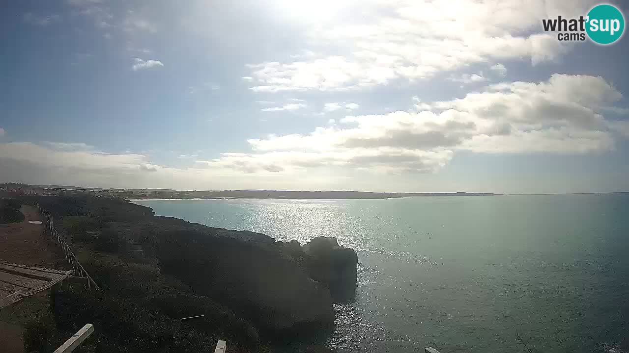 Live Webcam Putzu Idu beach – Arco di S’Architteddu – Oristano livecam Cerdeña – Italia