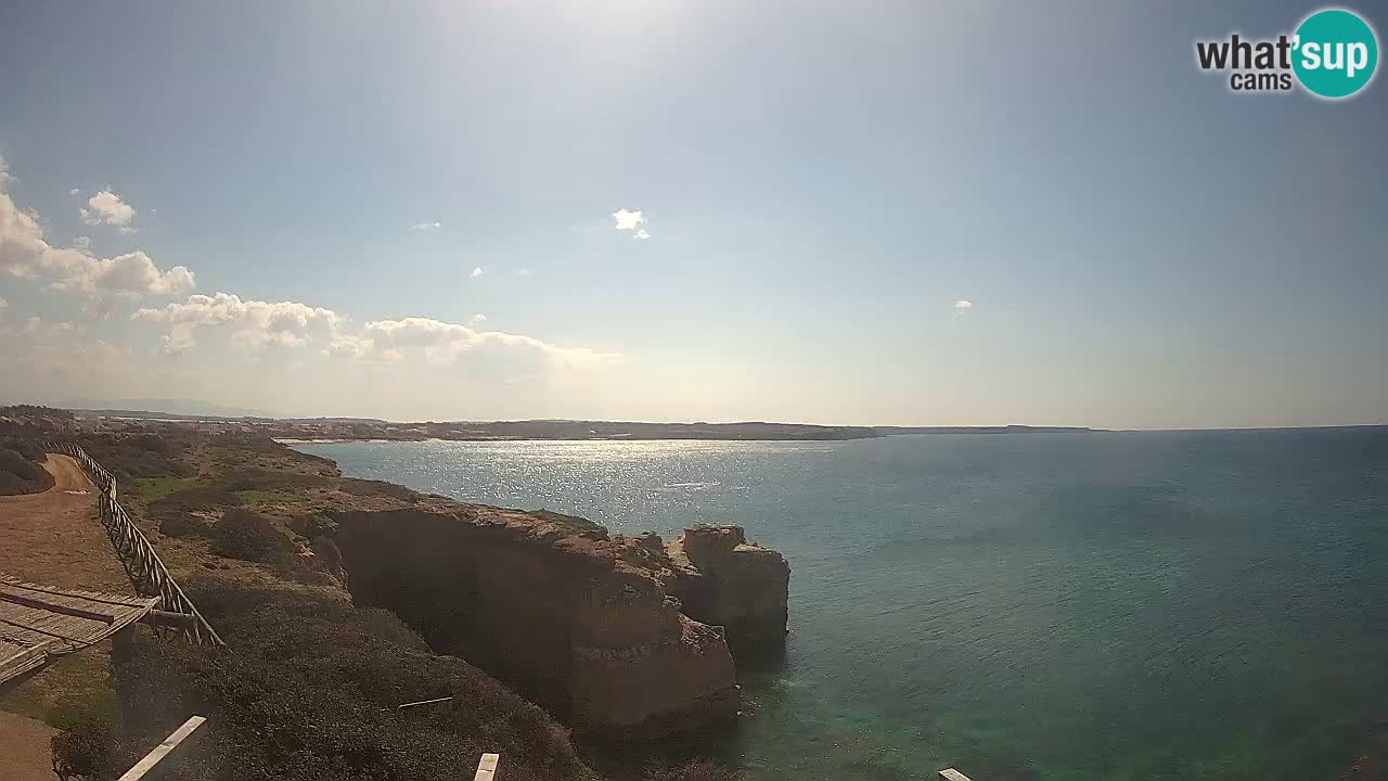 Live Webcam Putzu Idu Strand – Arco di S’Architteddu – Oristano livecam Sardinien – Italien