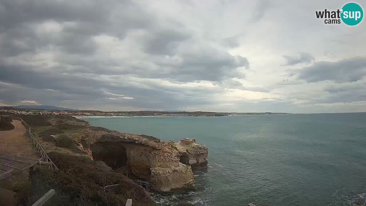 Webcam en direct Plage Putzu Idu – Arco di S’Architteddu – Oristano livecam Sardaigne – Italie